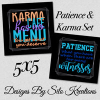 Patience & Karma Set