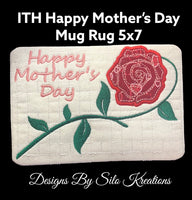 ITH HAPPY MOTHERS DAY MUG RUG 5X7