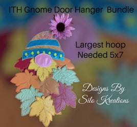 ITH GNOME DOOR HANGER BUNDLE (LARGEST HOOP NEEDED 5X7)