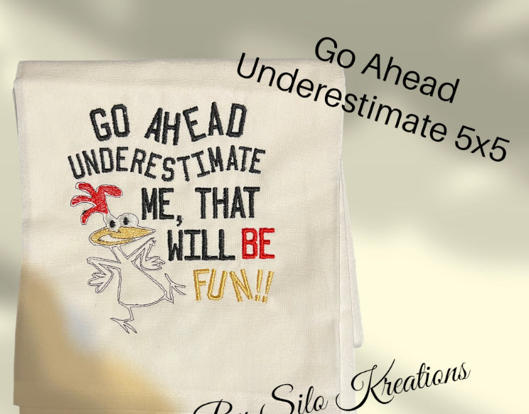 Go Ahead Underestimate Me ThatLl Be Fun Funny S Throw Pillow by Noirty  Designs - Fine Art America