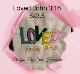 LOVED 3:16  5X3.5