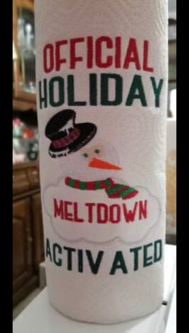 Official Holiday Meltdown Activated 5x7 (applique)