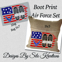Boot Print Air Force Set