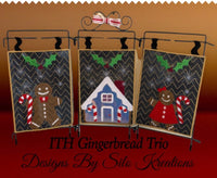 ITH Gingerbread Bundle (3 separate panels)  5x7 Bundle