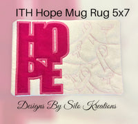 ITH HOPE MUG RUG 5X7