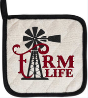 Farm Life (chicken) 5x5, Farm Life (windmill) 5x5 Set