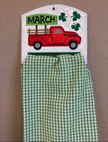 ITH TOWEL TOPPER MARCH 5X5