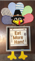 ITH TURKEY BANNER  Bundle 6 parts (LARGEST HOOP NEEDED 5X7)