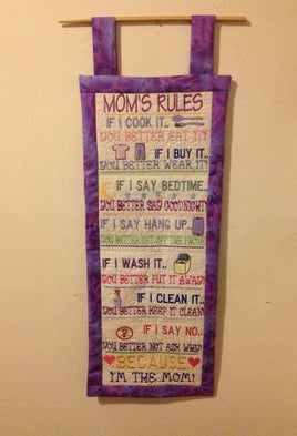 Mom's Rules 5x7 (4 parts)
