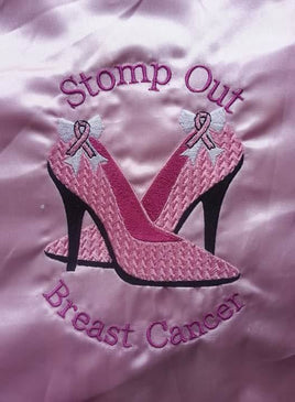 Stomp Out Breast Cancer Shoe   5x7