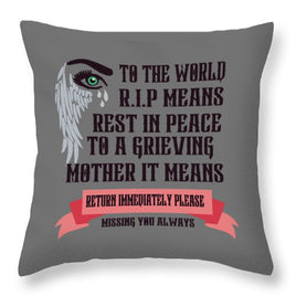 To The World  - Throw Pillow